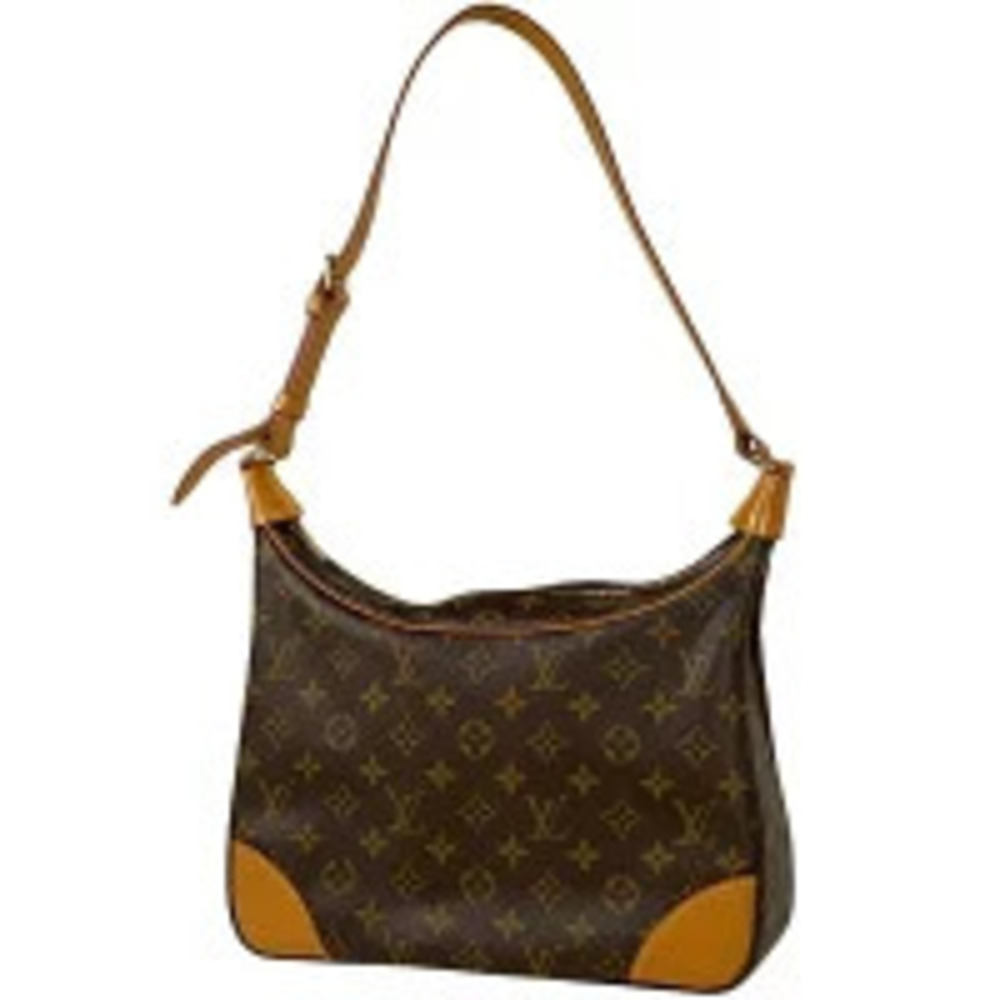 Louis Vuitton Boulogne Shoulder Bag Monogram Brown